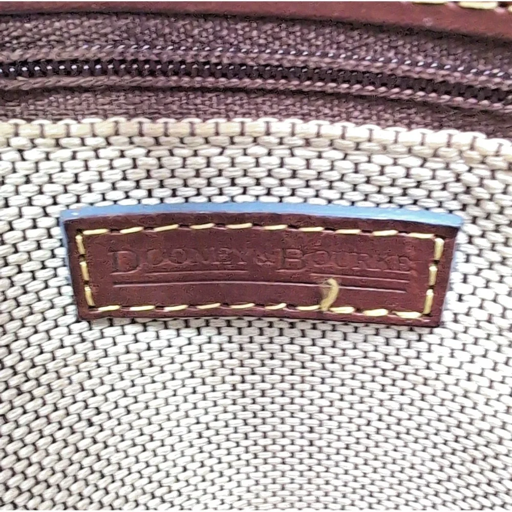 2005 Dooney & Bourke Bolero Western Satchel Black/Brown Leather Conchos Dust Bag